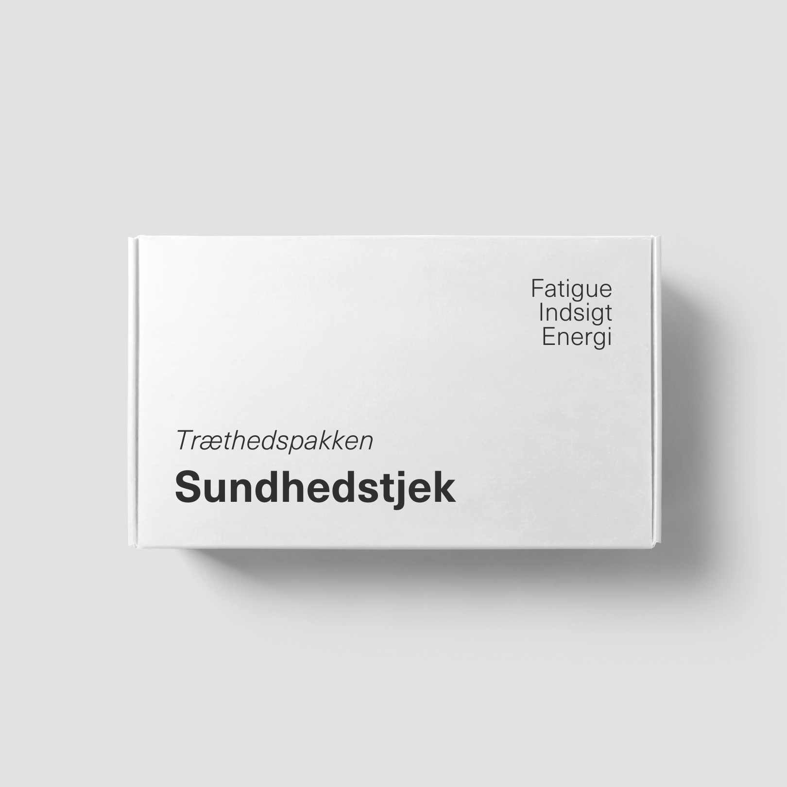 Fatigue Package | Health Check